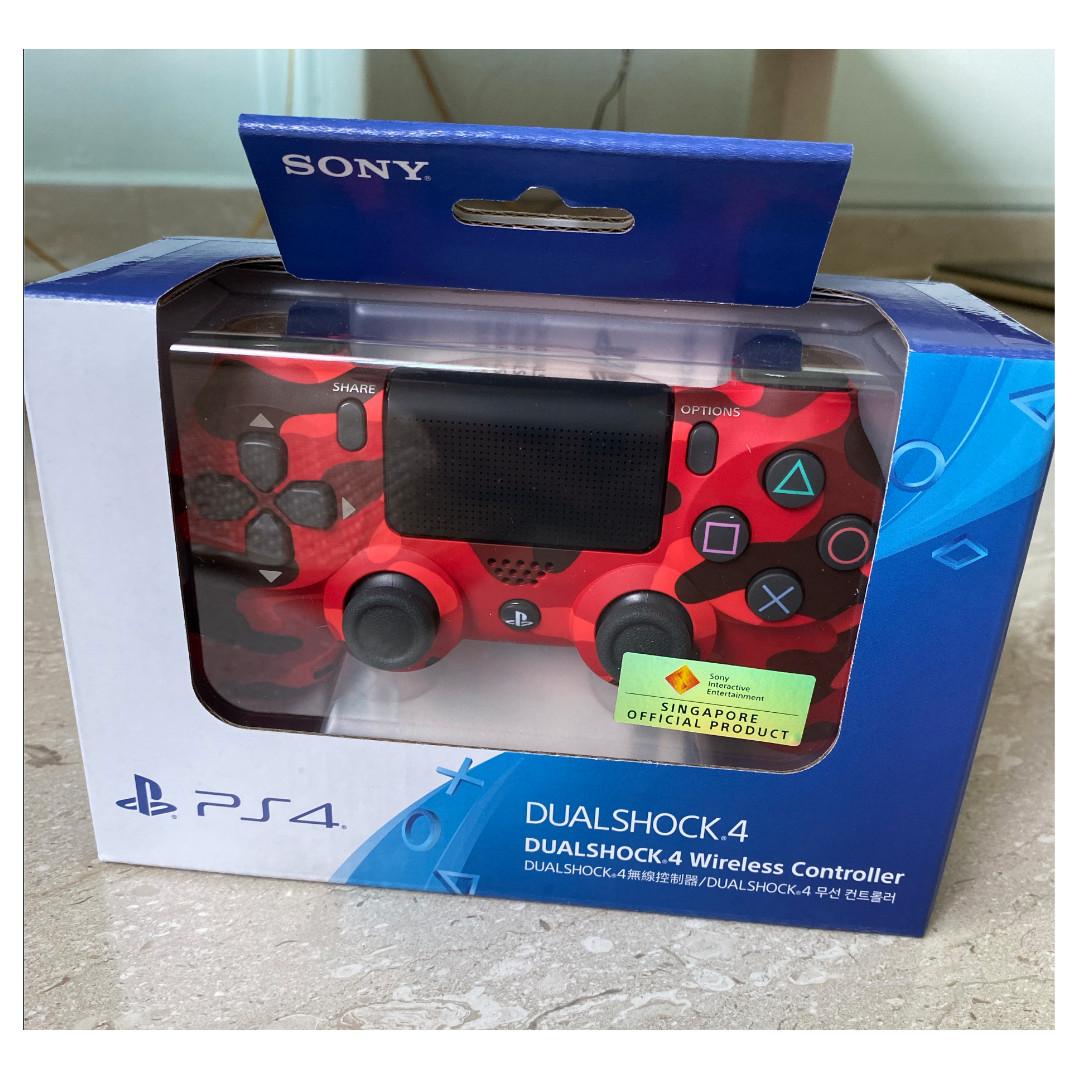Playstation 4 Dualshock 4 Wireless Controller Red Camouflage Us Version E Z Home Systems