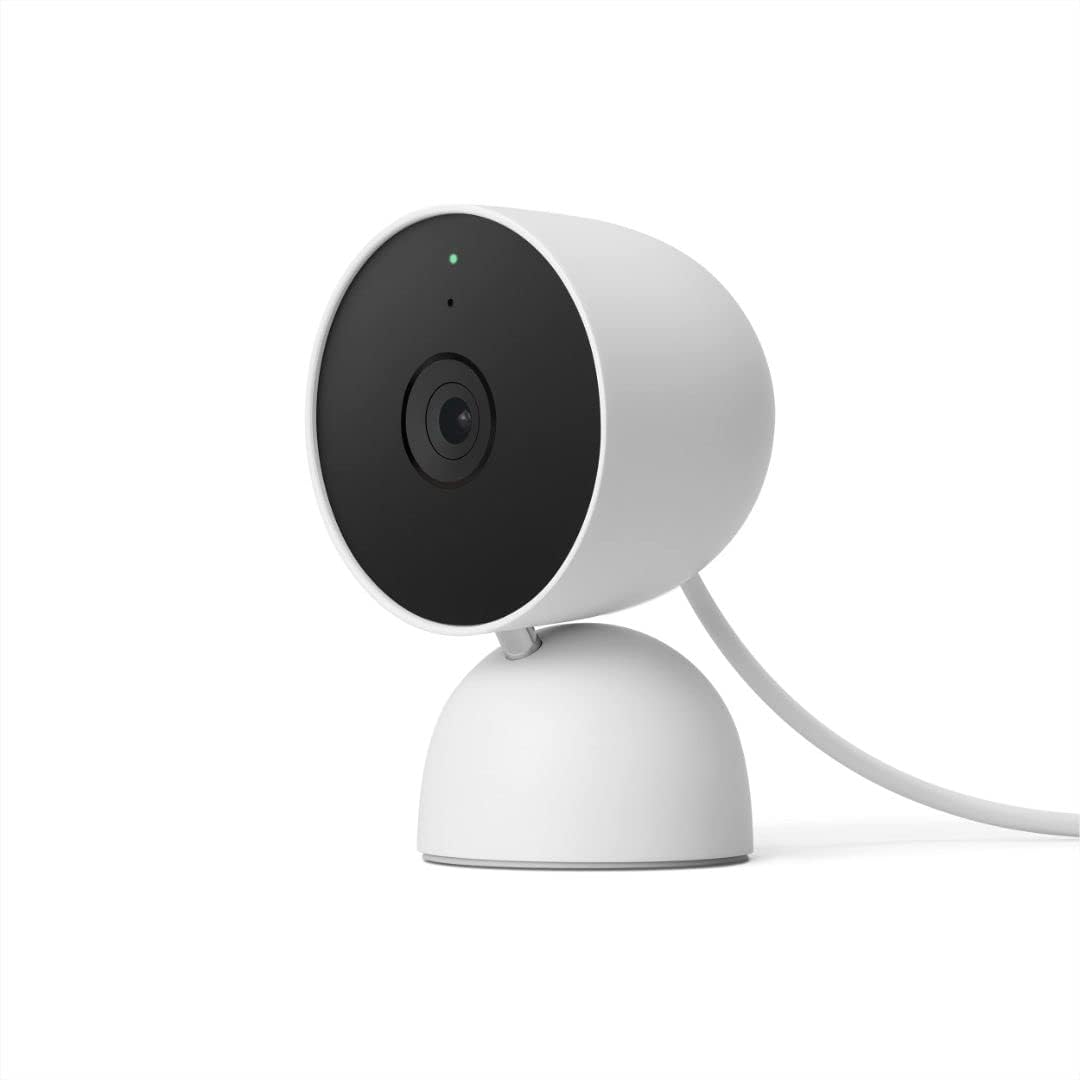 Renewed Google indoor Nest Security Cam 1080p (Wired) - 2nd Generation - Snow