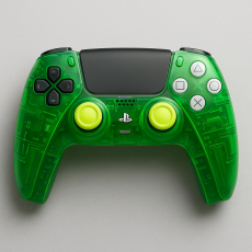 PlayStation DualSense Wireless Controller – Crystal Green Black White Yellow