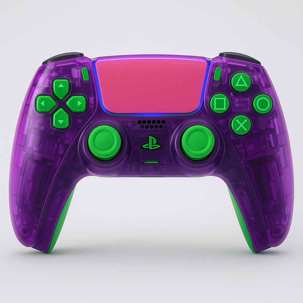 PlayStation DualSense Wireless Controller – Crystal Purple Green Pink
