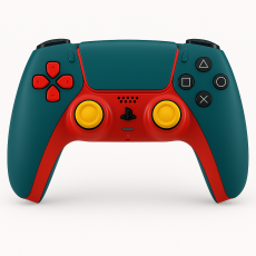 PlayStation DualSense Wireless Controller – Midnight Blue Orange Yellow