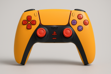 PlayStation DualSense Wireless Controller – Yellow Orange