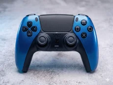 Custom DualSense Wireless Controller for PS5 Playstation - Metallic Stardust Blue Limited Edition