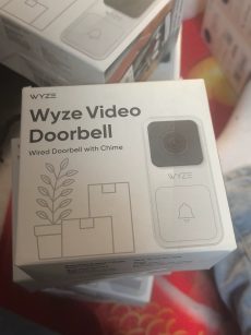 WYZE Video Doorbell with Chime (Horizontal Wedge Included), 1080p HD Video, 3:4 Aspect Ratio: 3:4 Head-to-Toe View, 2-Way Audio, Night Vision, Hardwired, Works with Alexa & Google Assistant