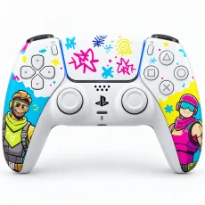 Custom DualSense Wireless Controller for PS5 Playstation - Fortnite Color Pop Edition